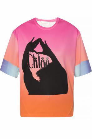Patterned t-shirt with logo, zdjęcie 1 Patterned t-shirt with logo od Chloe